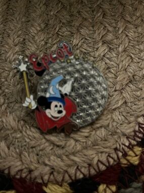 Vintage Epcot Sorcerer Mickey Enamel Pin - 2006